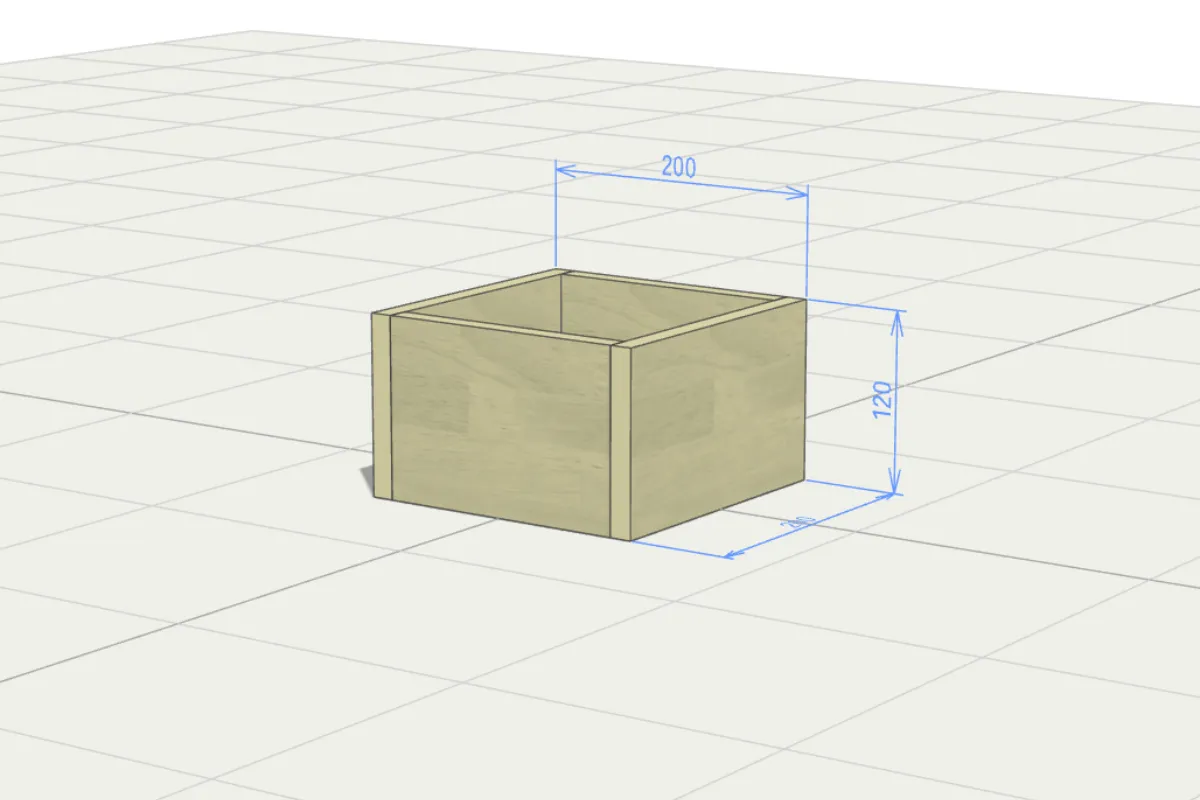 木箱（引き出し）の種類と形状について