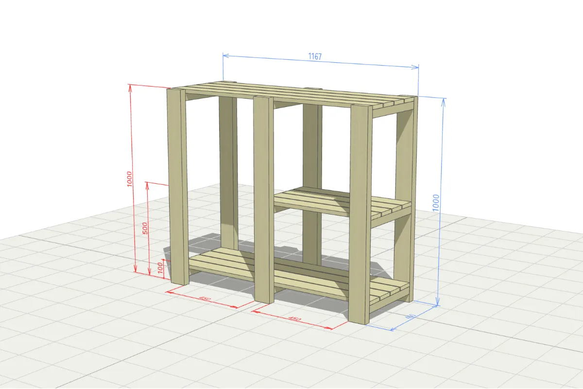 基本の組み立て手順｜オープンラック・シェルフ編